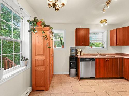 Kitchen - 155 Rg Du Haut-De-La-Rivière N., Saint-Césaire, QC - Indoor Photo Showing Kitchen With Double Sink