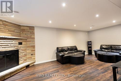 1320 Lewisham Drive, Mississauga, ON - Indoor With Fireplace