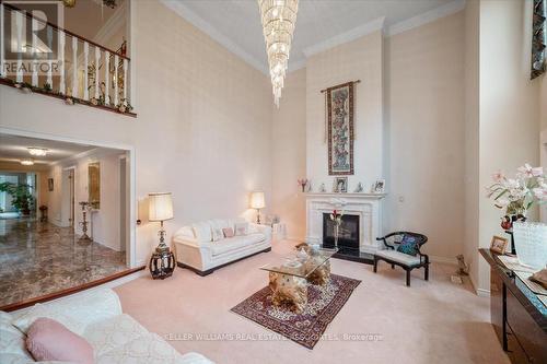 5187 Forest Hill Drive, Mississauga (Central Erin Mills), ON - Indoor Photo Showing Living Room With Fireplace