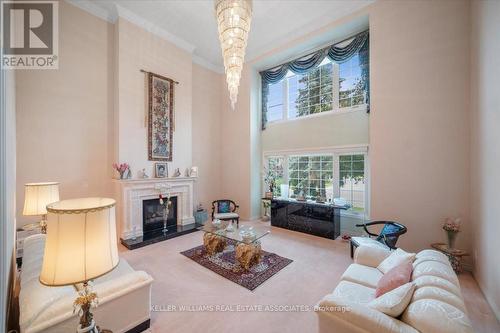 5187 Forest Hill Drive, Mississauga (Central Erin Mills), ON - Indoor Photo Showing Living Room With Fireplace