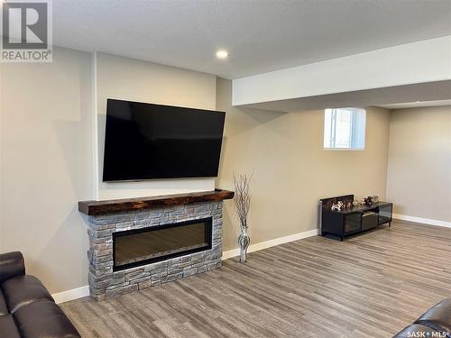 834 1St Avenue N, Warman, SK - Indoor With Fireplace