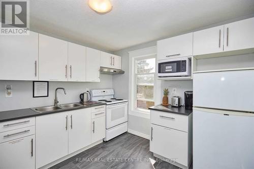 5949 Delaware Street, Niagara Falls, ON - Indoor Photo Showing Kitchen With Double Sink