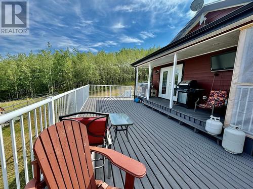 2830 Christopher Lea Estates, Dawson Creek, BC - Outdoor With Deck Patio Veranda With Exterior