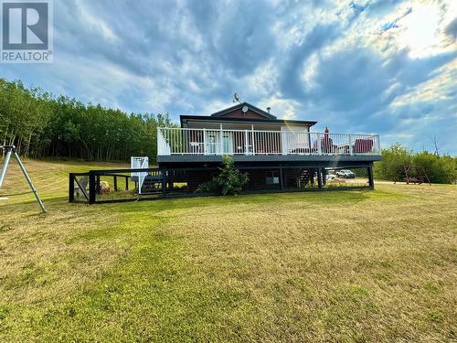 2830 Christopher Lea Estates, Dawson Creek, BC - Outdoor With Deck Patio Veranda