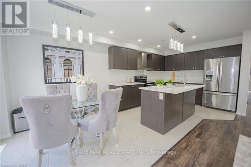 32 Longboat Run West, Brantford, ON - Indoor Photo Showing Kitchen With Stainless Steel Kitchen With Upgraded Kitchen