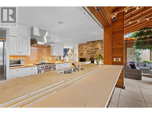 106 Devon Drive, Okanagan Falls, BC - Indoor Photo Showing Kitchen With Double Sink