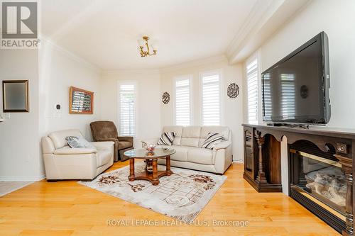 4735 Colombo Crescent, Mississauga (Churchill Meadows), ON - Indoor Photo Showing Living Room With Fireplace