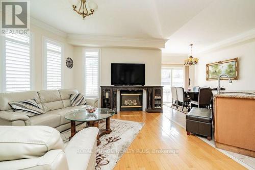 4735 Colombo Crescent, Mississauga (Churchill Meadows), ON - Indoor Photo Showing Living Room With Fireplace