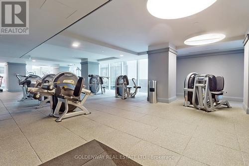 1804 - 188 Cumberland Street, Toronto (Annex), ON - Indoor Photo Showing Gym Room