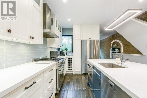 65 Coady Avenue, Toronto (South Riverdale), ON - Indoor Photo Showing Kitchen With Upgraded Kitchen