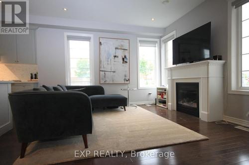 3068 Robert Brown Boulevard, Oakville, ON - Indoor Photo Showing Living Room With Fireplace