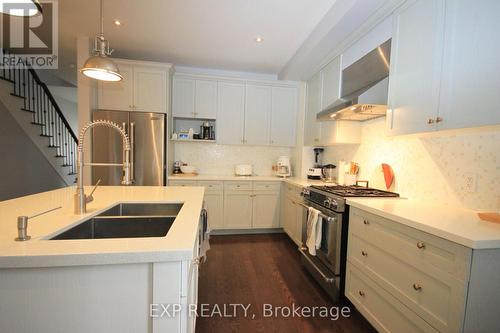 3068 Robert Brown Boulevard, Oakville, ON - Indoor Photo Showing Kitchen With Double Sink With Upgraded Kitchen