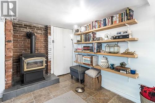 45 Sixth Street, Toronto (New Toronto), ON - Indoor Photo Showing Other Room With Fireplace