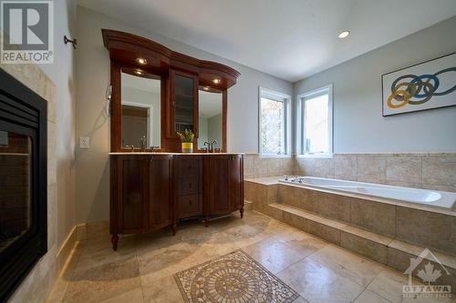 5pc ensuite with twin sinks - 1030 Goward Drive, Kanata, ON - Indoor Photo Showing Bathroom