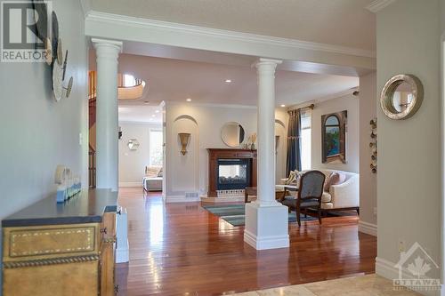 Spacious foyer - 1030 Goward Drive, Kanata, ON - Indoor With Fireplace