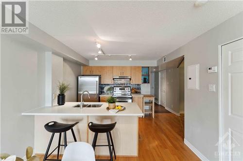 429 Somerset Street W Unit#510, Ottawa, ON - Indoor Photo Showing Kitchen With Double Sink