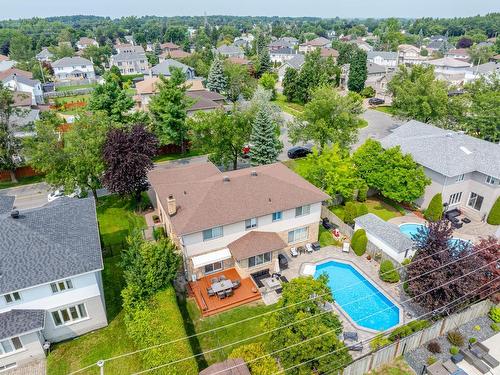 Photo aÃ©rienne - 69 Rue Du Chambertin, Kirkland, QC - Outdoor With In Ground Pool With View