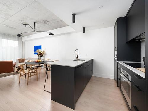 Cuisine - 415-1450 Rue Island, Montréal (Le Sud-Ouest), QC - Indoor Photo Showing Kitchen With Upgraded Kitchen