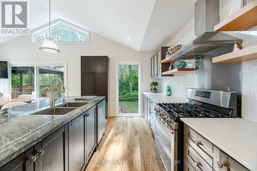 4133 Concession 12 Sunnidale Road, Clearview (Stayner), ON - Indoor Photo Showing Kitchen With Double Sink