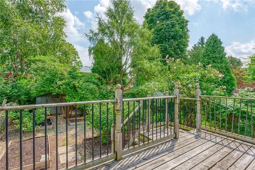 Rear yard/deck - 46 Rosslyn Avenue N, Hamilton, ON - Outdoor