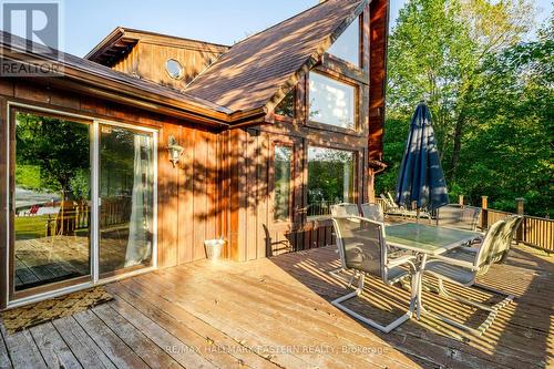 152A Paradise Landing Road, Hastings Highlands, ON - Outdoor With Deck Patio Veranda