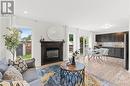 826 Clearbrook Drive, Ottawa, ON  - Indoor Photo Showing Living Room With Fireplace 