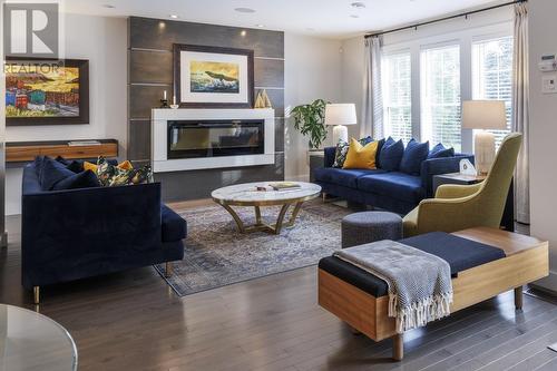 2 Linden Place, St. John'S, NL - Indoor Photo Showing Living Room With Fireplace