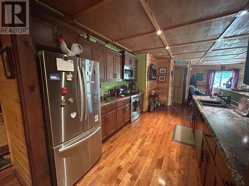 108605 Aspen Pond Road, Grand Falls-Windsor, NL - Indoor Photo Showing Kitchen With Double Sink