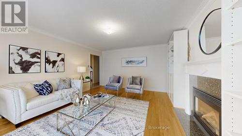 15 Devonridge Crescent, Toronto (Highland Creek), ON - Indoor Photo Showing Living Room With Fireplace