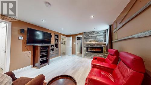 49 Mullingar Drive, Paradise, NL - Indoor Photo Showing Living Room With Fireplace