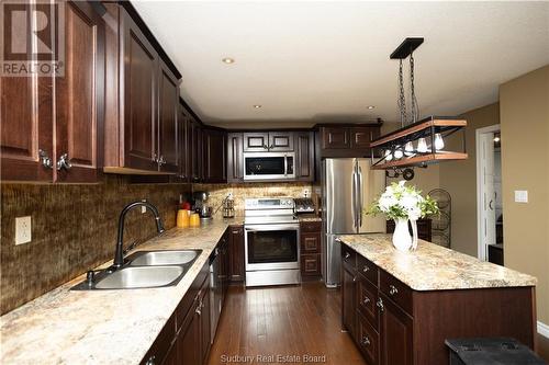 385 Castle Street, Massey, ON - Indoor Photo Showing Kitchen With Double Sink