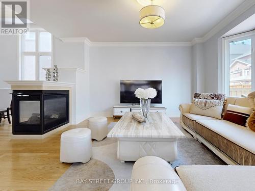 86 Barletta Drive, Vaughan, ON - Indoor Photo Showing Living Room With Fireplace