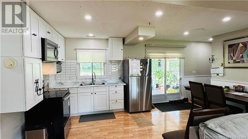 662 555 Route, Richmond Corner, NB - Indoor Photo Showing Kitchen With Double Sink With Upgraded Kitchen