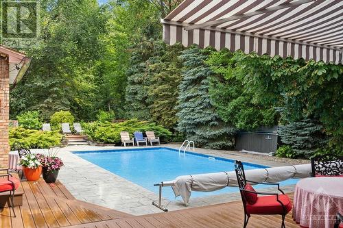 37 Revol Road, Ottawa, ON - Outdoor With In Ground Pool With Deck Patio Veranda With Backyard