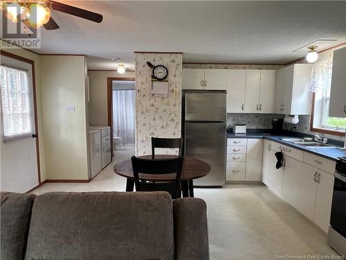 250 Ogilvy Lane, Oxbow, NB - Indoor Photo Showing Kitchen With Double Sink