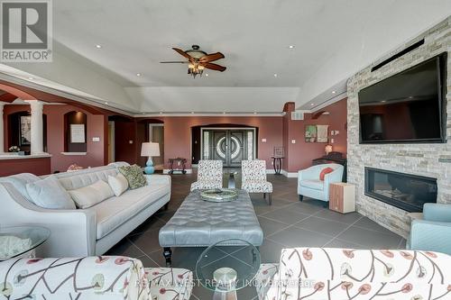 31 Wispi Shore Road, Kawartha Lakes, ON - Indoor Photo Showing Living Room With Fireplace