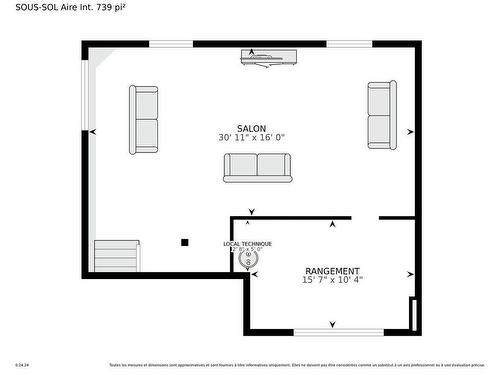 Plan (croquis) - 395 60E Avenue, Pointe-Calumet, QC - Other