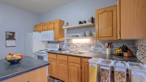 1108 Menu Road, West Kelowna, BC - Indoor Photo Showing Kitchen With Double Sink