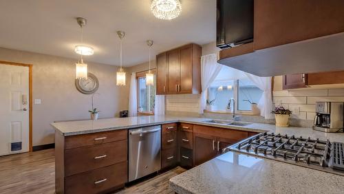 1108 Menu Road, West Kelowna, BC - Indoor Photo Showing Kitchen With Double Sink