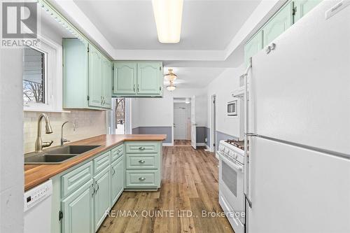 584 Highway 33 W, Quinte West, ON - Indoor Photo Showing Kitchen With Double Sink