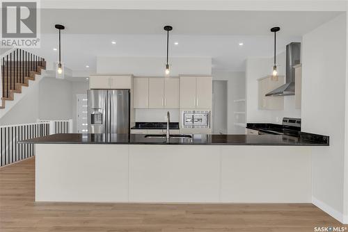 106 Prasad Union, Saskatoon, SK - Indoor Photo Showing Kitchen With Double Sink With Upgraded Kitchen