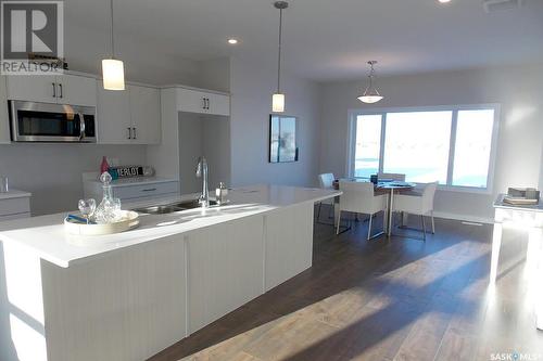 115 Taube Avenue, Saskatoon, SK - Indoor Photo Showing Kitchen With Double Sink