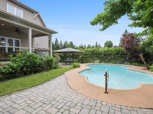 Backyard - 2631 Rue Principale, Sainte-Julie, QC - Outdoor With In Ground Pool With Deck Patio Veranda With Backyard