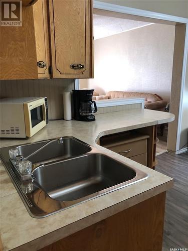 454 2Nd Avenue Ne, Preeceville, SK - Indoor Photo Showing Kitchen With Double Sink