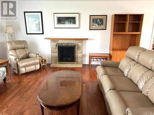 37 Memorial Drive, Gander, NL - Indoor Photo Showing Living Room With Fireplace