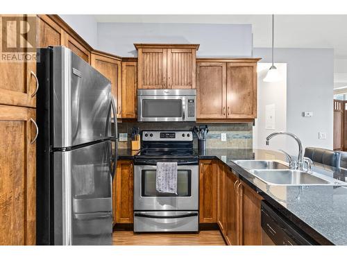 3545 Carrington Road Unit# 301, West Kelowna, BC - Indoor Photo Showing Kitchen With Double Sink