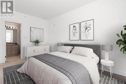 302 - 6 Spice Way, Barrie (Innis-Shore), ON - Indoor Photo Showing Bedroom