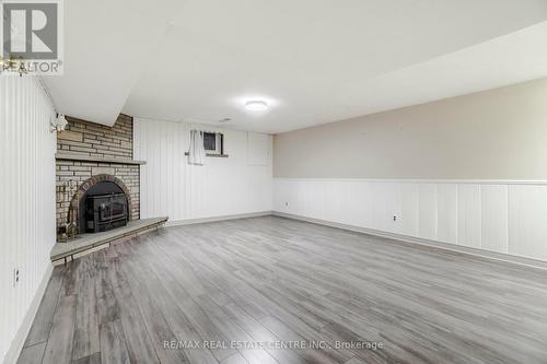 Lower - 3385 Ellengale Drive, Mississauga (Erindale), ON - Indoor With Fireplace