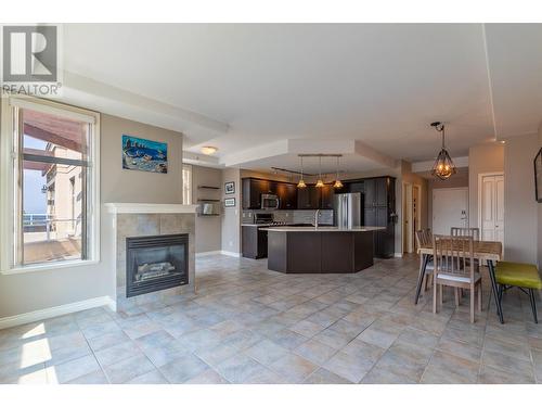 100 Lakeshore Drive W Unit# 714, Penticton, BC - Indoor With Fireplace