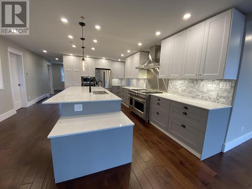 1 1034 W 1St Avenue, Prince Rupert, BC - Indoor Photo Showing Kitchen With Double Sink With Upgraded Kitchen